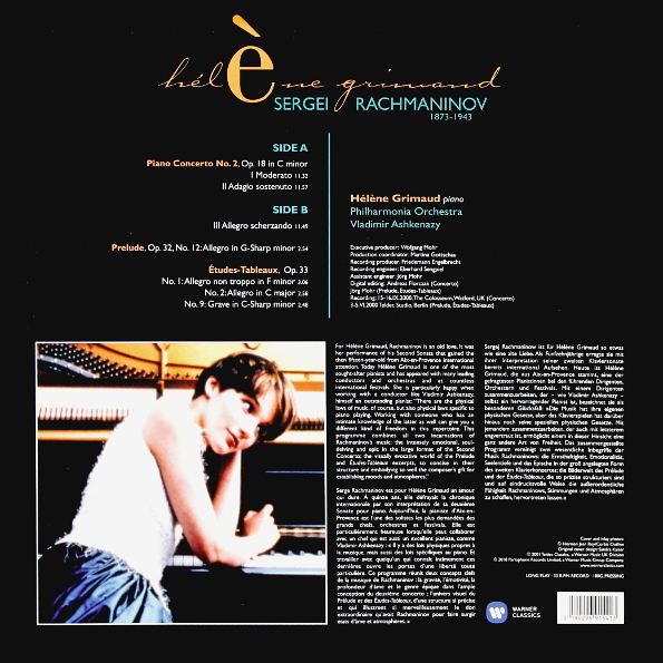 LP Grimaud, Helene - Rachmaninov: Piano Concerto No. 2