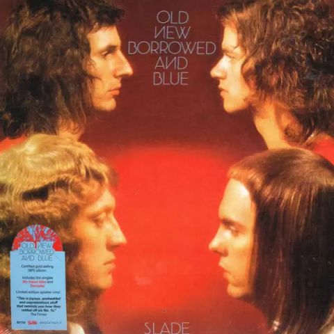 LP Slade – Old New Borrowed And Blue (Red & Blue Splatter)