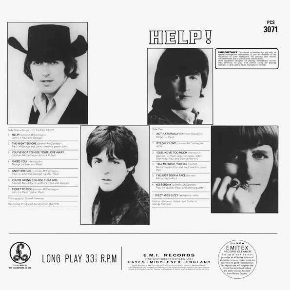 LP The Beatles - Help