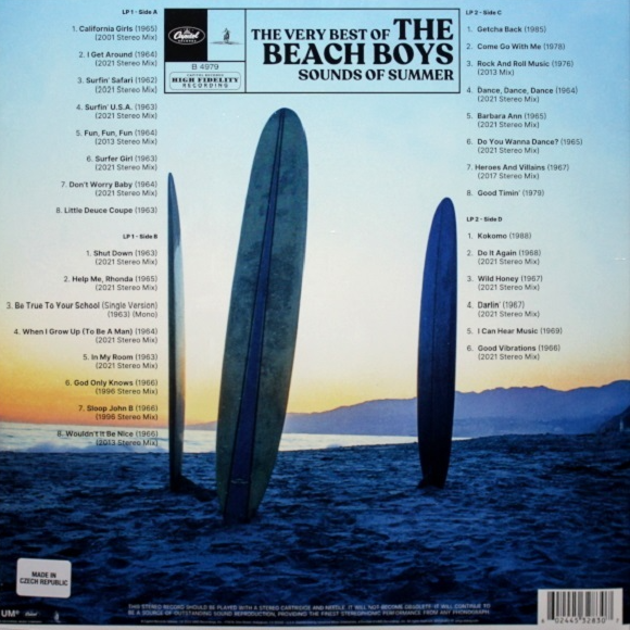 LP The Beach Boys - Sounds of Summer: the Very Best of (60th Anniversary)
