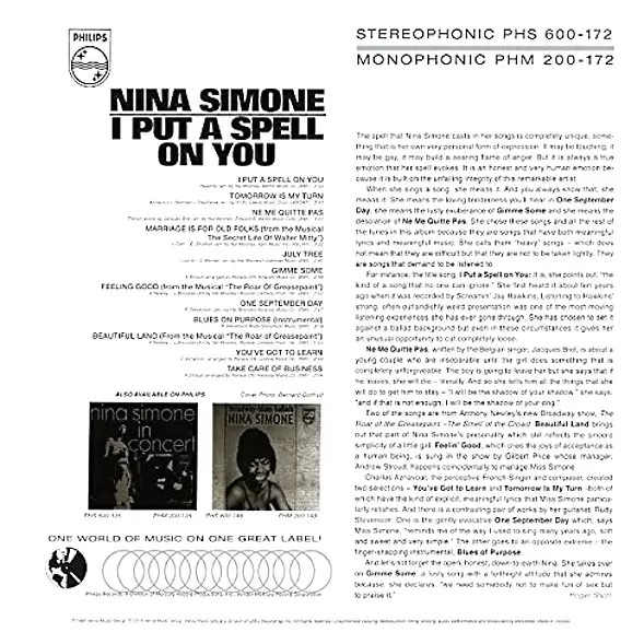 LP Simone, Nina - I Put A Spell On You