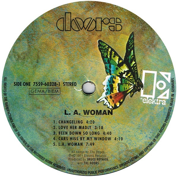 LP The Doors - L.A. Woman (Stereo)