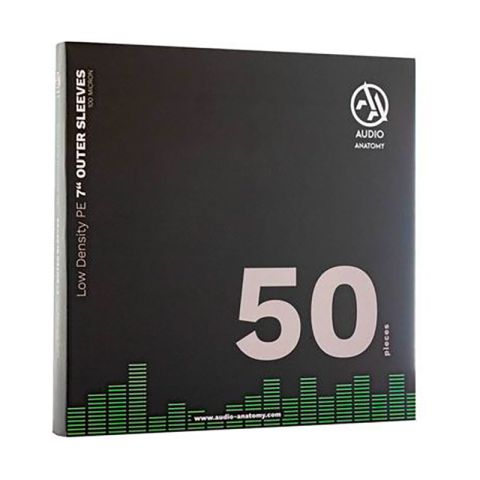 Audio Anatomy Vinyl Outer Sleeves 7″ 100 micron