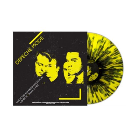 LP Depeche Mode - Live At Hammersmith Odeon, London 1983 (Yellow/Black Splatter)