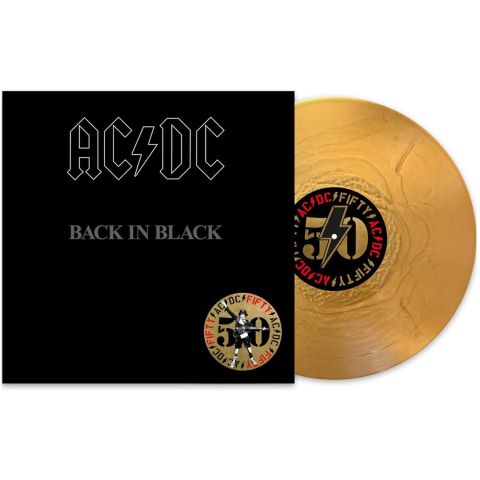 LP AC/DC - Back In Black (Gold Metallic)