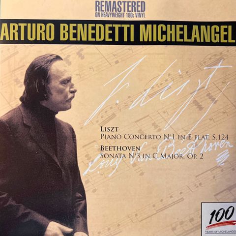 LP Michelangeli, Benedetti - Liszt Piano Concerto Nº1, Beethoven Sonata Nº3