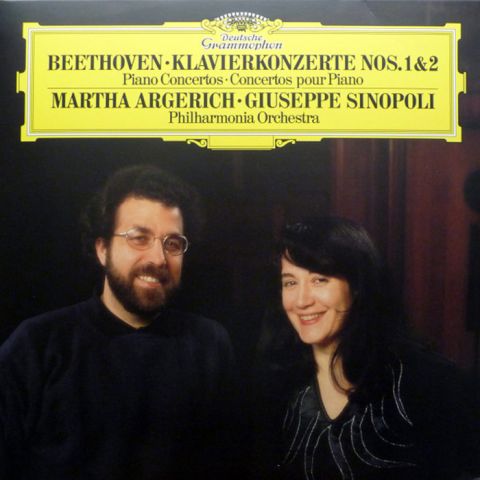 LP Beethoven - Piano Concertos Nos 1 & 2 - Martha Argerich