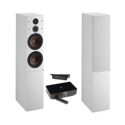DALI Rubicon 6C + Sound Hub + Bluos Module High Gloss White