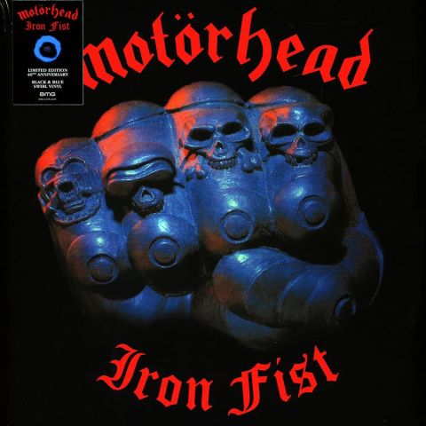 LP Motorhead – Iron Fist (40th Anniversary, Black & Blue Swirl)