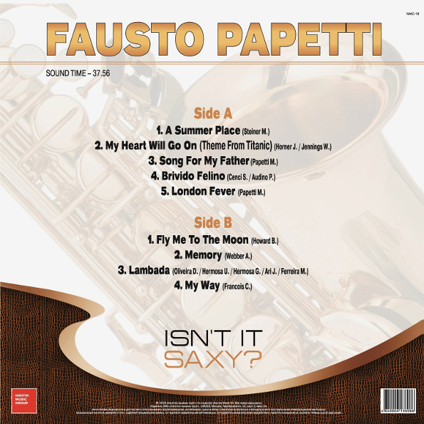 LP Papetti, Fausto - Isn't It Saxy?
