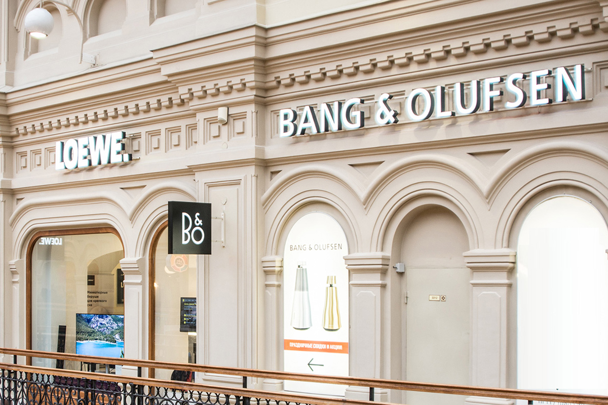 Шоурум SoundProLab в ГУМе — Фирменные магазины Loewe и Bang & Olufsen