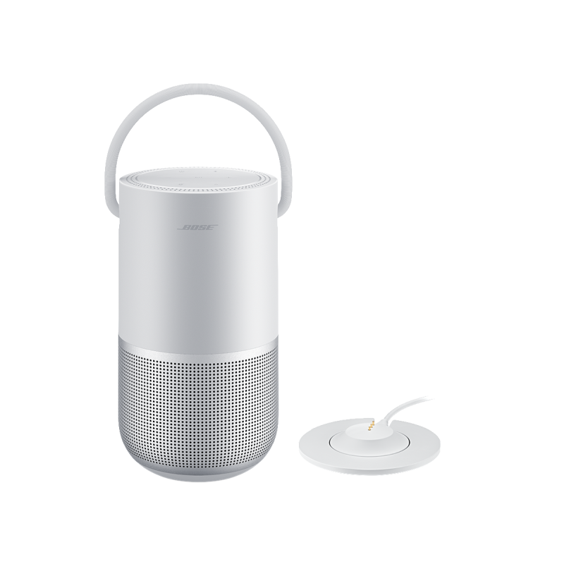 Bose Portable Home Speaker Charging Cradle Lux Silver