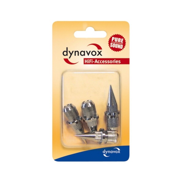 Dynavox Sub-Watt-Absorber Spikes 15mm Chrome (204608) 