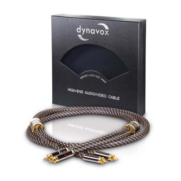 Dynavox Black Line Cinchkabel Stereo RCA 1M
