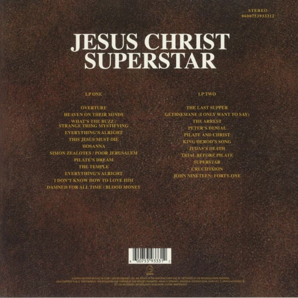 LP Webber, Andrew Lloyd - Jesus Christ Superstar