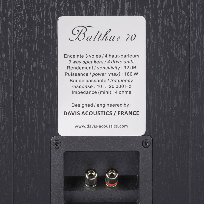 Davis Acoustics Balthus 70 Black Ash