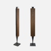 Bang & Olufsen Beolab 18 Black, Floor Stand, Front Lamella Smoked Oak