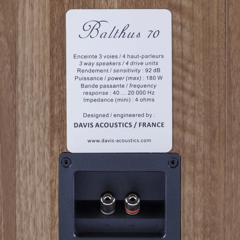 Davis Acoustics Balthus 70 American Walnut