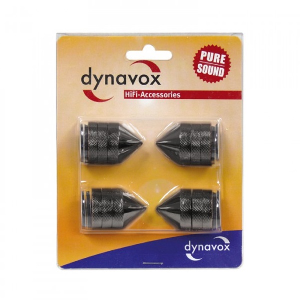 Dynavox Sub-Watt-Absorber Spikes 86kg Set Black (206001)