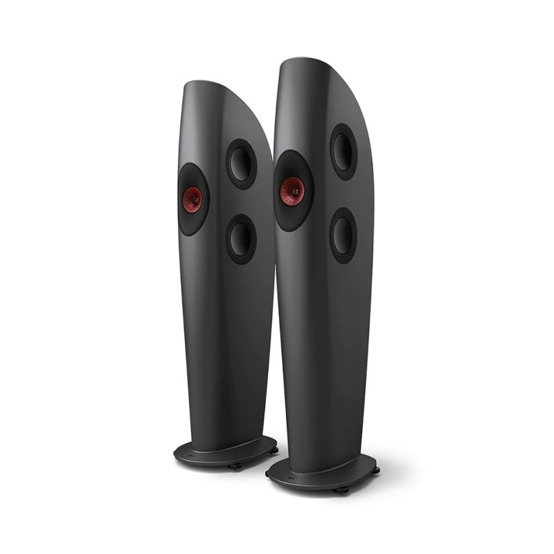 KEF Blade Two Meta Charcoal Grey/Red