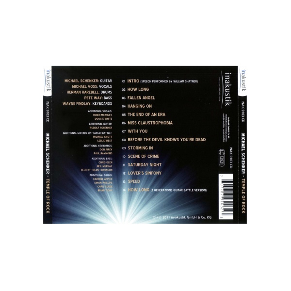Inakustik CD Schenker Michael - Temple of Rock