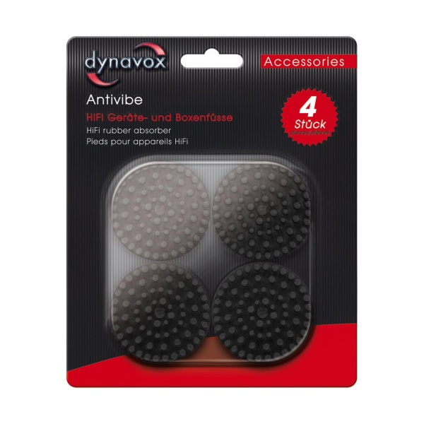 Dynavox Antivibe Spikes Round (207469) Black