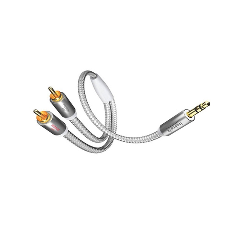 Inakustik Premium MP3 Audio Cable mini-Jack 3.5mm - 2RCA 5M