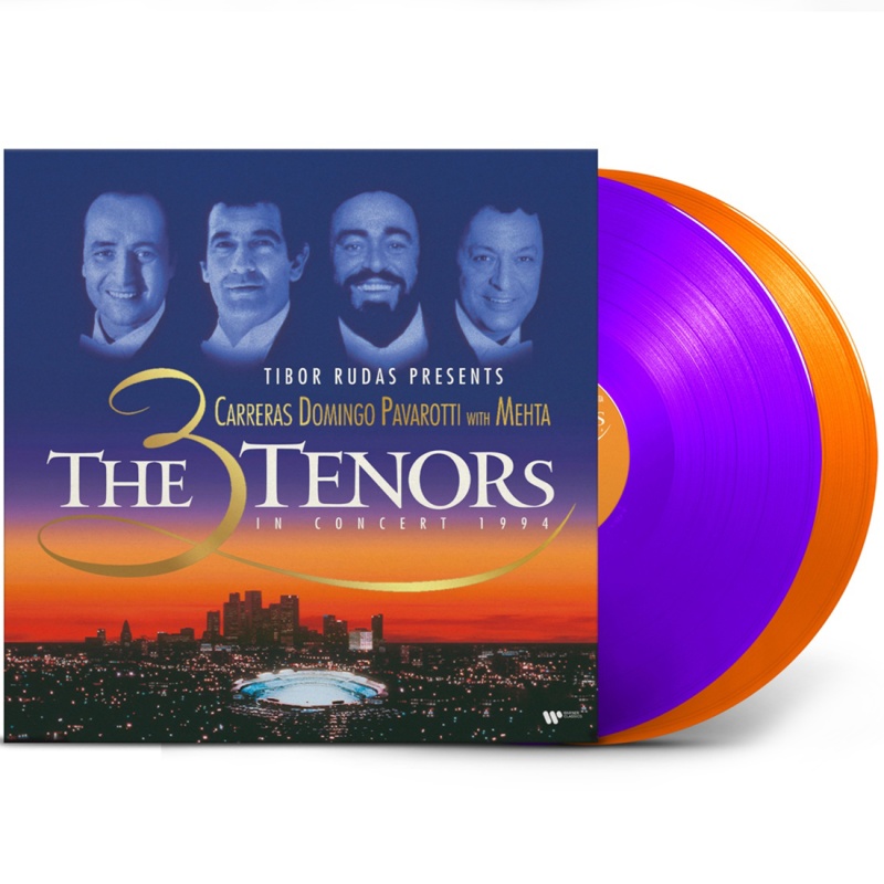LP Carreras Domingo Pavarotti - The 3 Tenors In Concert 1994 (Orange / Purple)